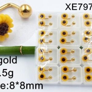 Aretes Girasol